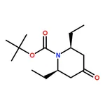 RHAWN (2R,6S)-rel-tert-Butyl 2,6-diethyl-4-oxopiperidine-1-carboxylate