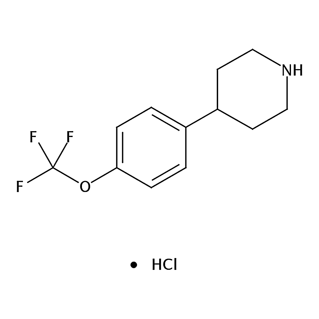 RHAWN 4-(4-(Trifluoromethoxy)phenyl)piperidine hydrochloride
