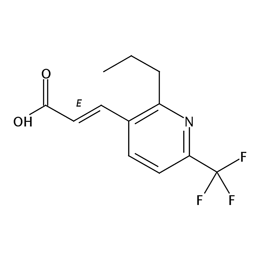 RHAWN (E)-3-(2-Propyl-6-(trifluoromethyl)pyridin-3-yl)acrylic acid