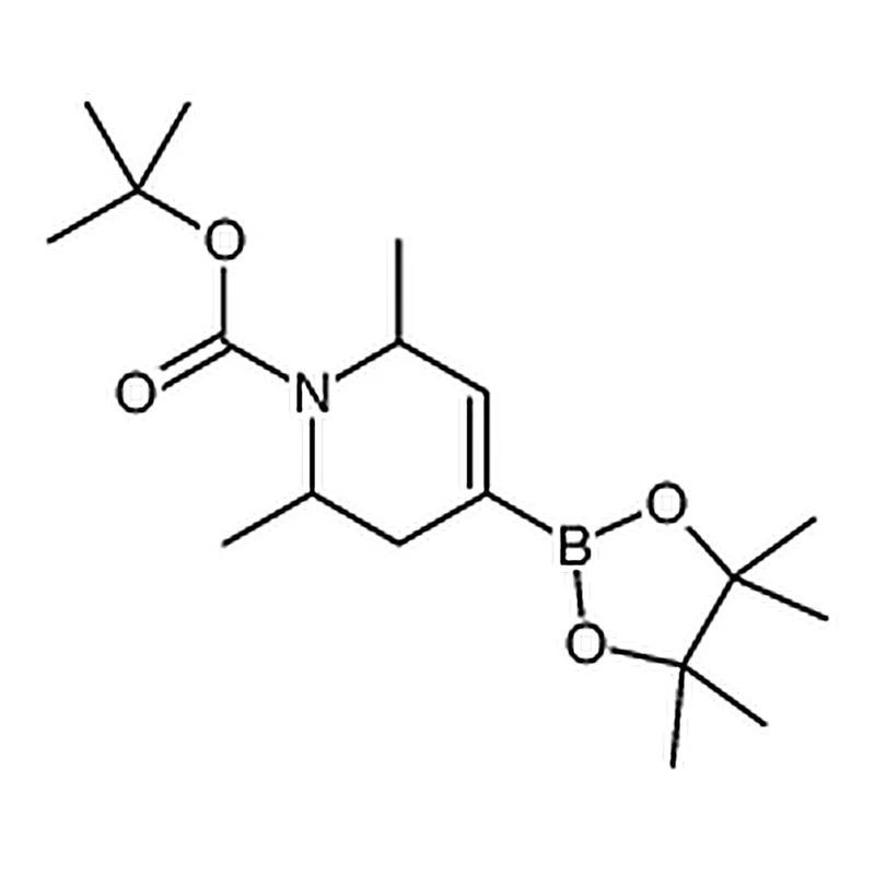 RHAWN tert-Butyl 2,6-dimethyl-4-(4,4,5,5-tetramethyl-1,3,2-dioxaborolan-2-yl)-5,6-dihydropyridine-