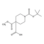 RHAWN 1-(tert-Butoxycarbonyl)-4-(methoxycarbonyl)piperidine-4-carboxylic acid