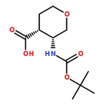 RHAWN CIS-3-BOC-AMINO-TETRAHYDROPYRAN-4-CARBOXYLIC ACID