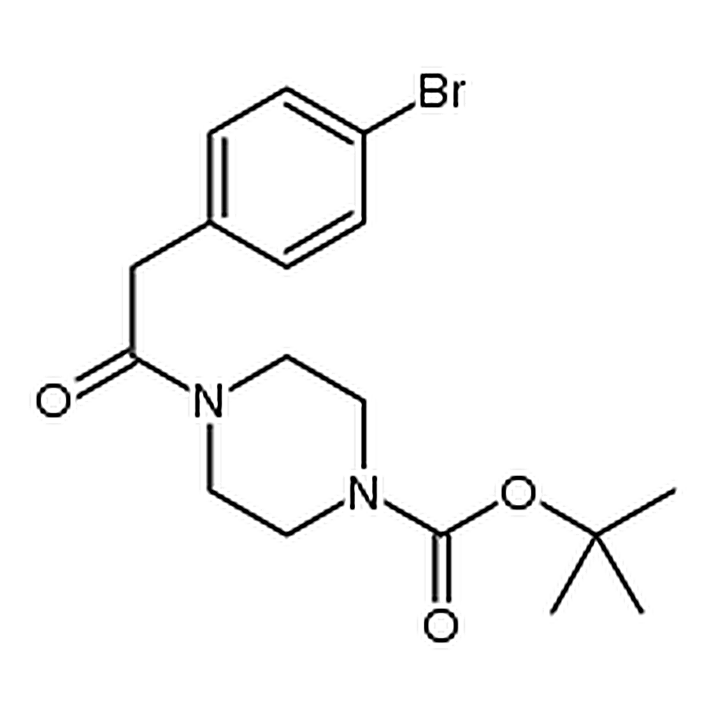 RHAWN tert-butyl 4-(2-(4-bromophenyl)acetyl) piperazine-1-carboxylate