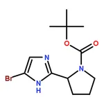 RHAWN (S)-tert-Butyl 2-(5-bromo-1H-imidazol-2-yl)pyrrolidine-1-carboxylate