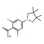 RHAWN 2,6-Difluoro-4-(4,4,5,5-tetramethyl-1,3,2-dioxaborolan-2-yl)benzoic acid