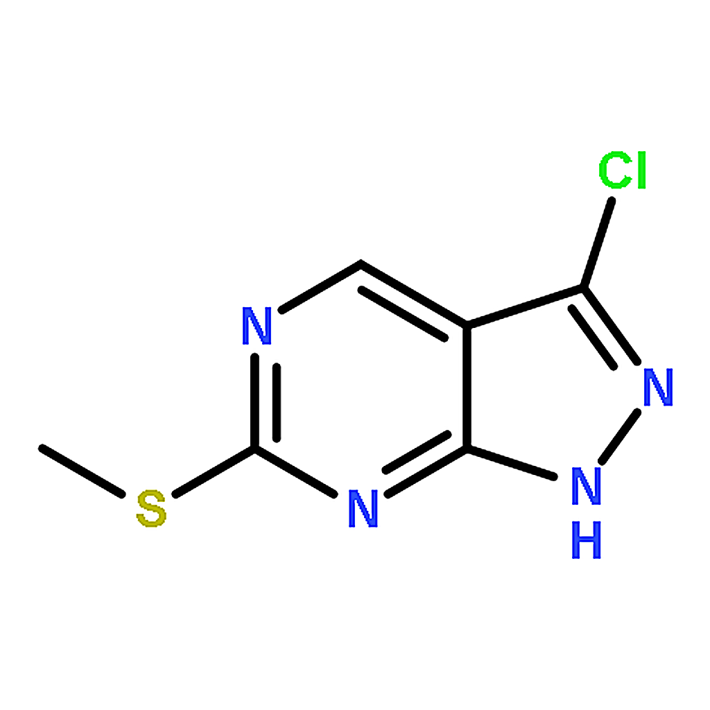 RHAWN 3-Chloro-6-(methylthio)-1H-pyrazolo[3,4-d]pyrimidine