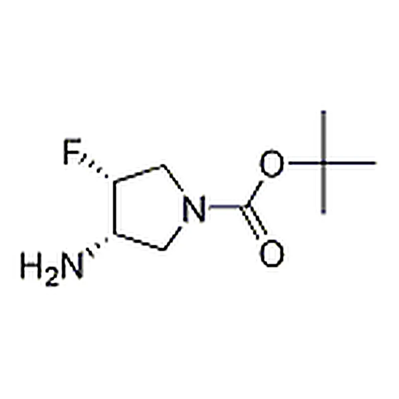 RHAWN tert-butyl (3R,4S)-3-amino-4-fluoropyrrolidine-1-carboxylate