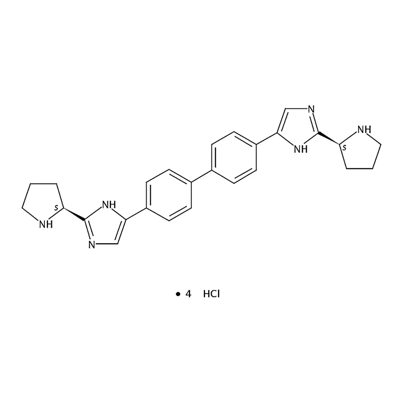 RHAWN 4,4'-Bis(2-((S)-pyrrolidin-2-yl)-1H-imidazol-5-yl)-1,1'-biphenyl tetrahydrochloride