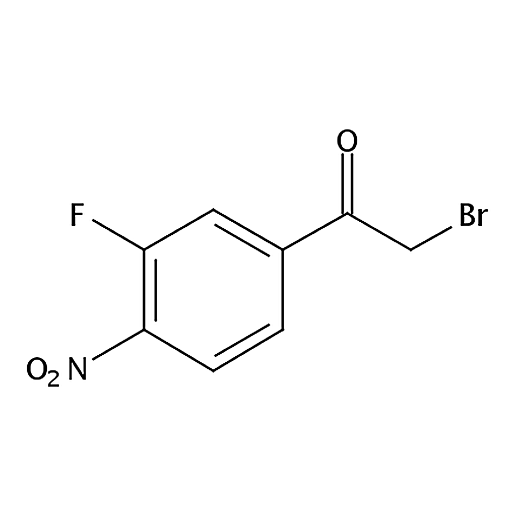 RHAWN 2-Bromo-1-(3-fluoro-4-nitrophenyl)ethanone
