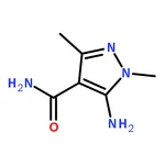 RHAWN 1H-Pyrazole-4-carboxamide,5-amino-1,3-dimethyl-(9CI)
