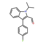 RHAWN 3-(4-Fluorophenyl)-1-isopropylindole-2-carbaldehyde