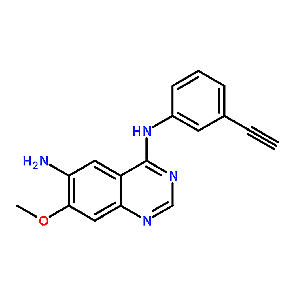 RHAWN N4-(3-Ethynylphenyl)-7-methoxyquinazoline-4,6-diamine