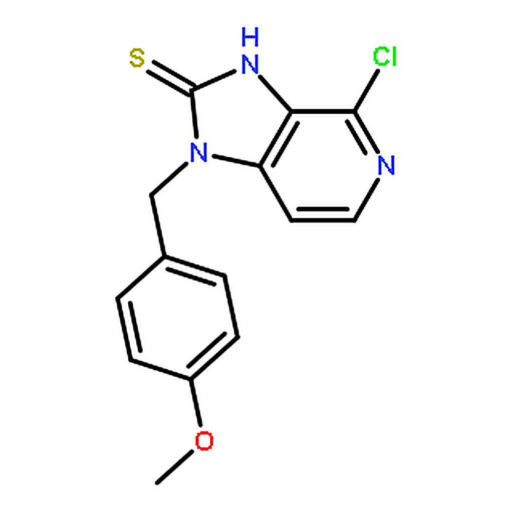 RHAWN 4-Chloro-1-(4-methoxybenzyl)-1H-imidazo[4,5-c]pyridine-2(3H)-thione