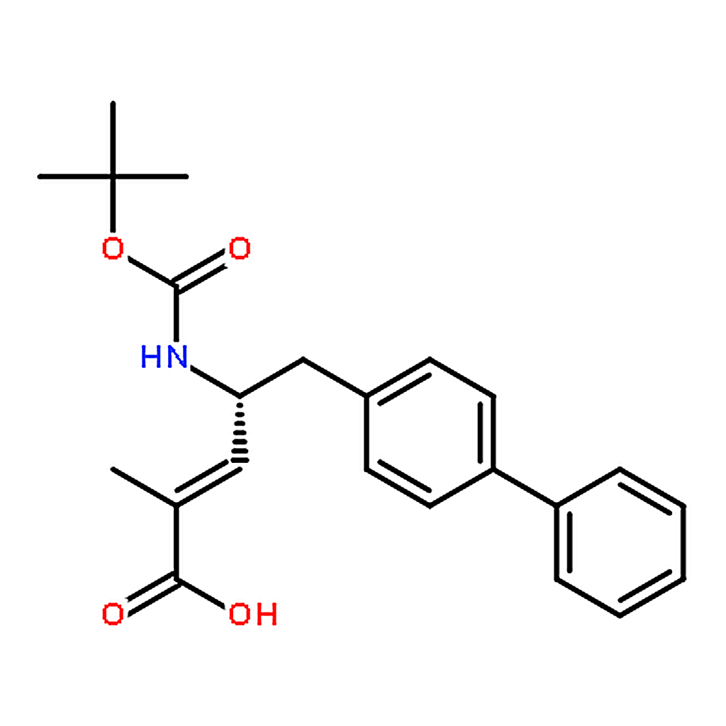 RHAWN (R,E)-5-([1,1'-Biphenyl]-4-yl)-4-((tert-butoxycarbonyl)amino)-2-methylpent-2-enoic acid