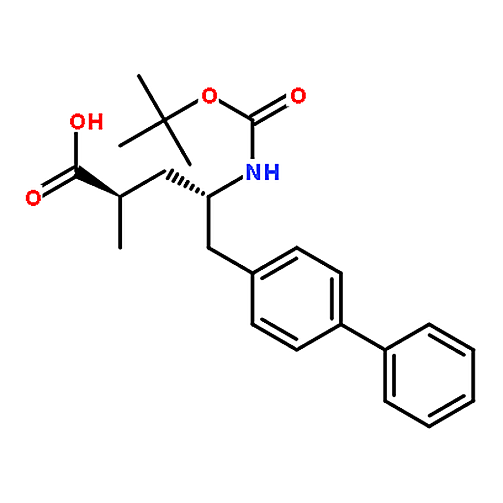 RHAWN (2R,4S)-5-([1,1'-Biphenyl]-4-yl)-4-((tert-butoxycarbonyl)amino)-2-methylpentanoic acid