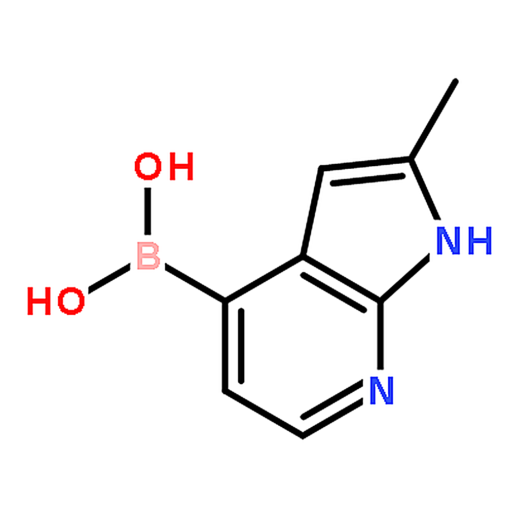 RHAWN (2-Methyl-1H-pyrrolo[2,3-b]pyridin-4-yl)boronic acid