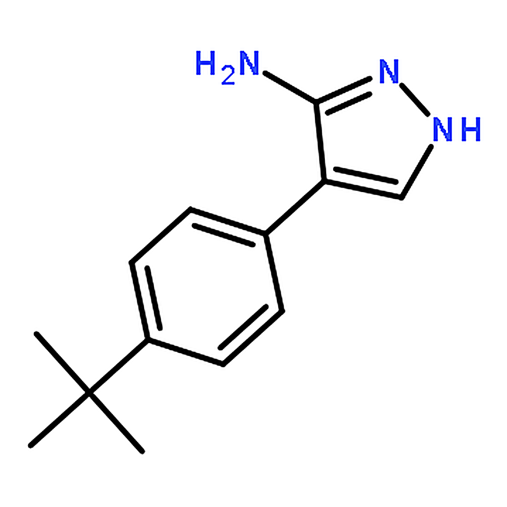 RHAWN 4-(4-(tert-Butyl)phenyl)-1H-pyrazol-3-amine