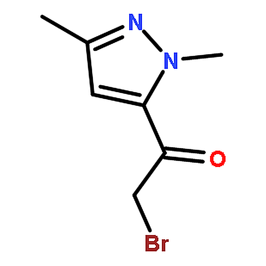 RHAWN 2-Bromo-1-(1,3-dimethyl-1H-pyrazol-5-yl)ethanone