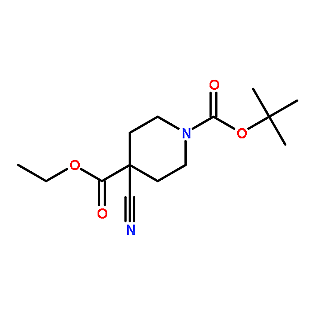 RHAWN 1-tert-Butyl 4-ethyl 4-cyanopiperidine-1，4-dicarboxylate
