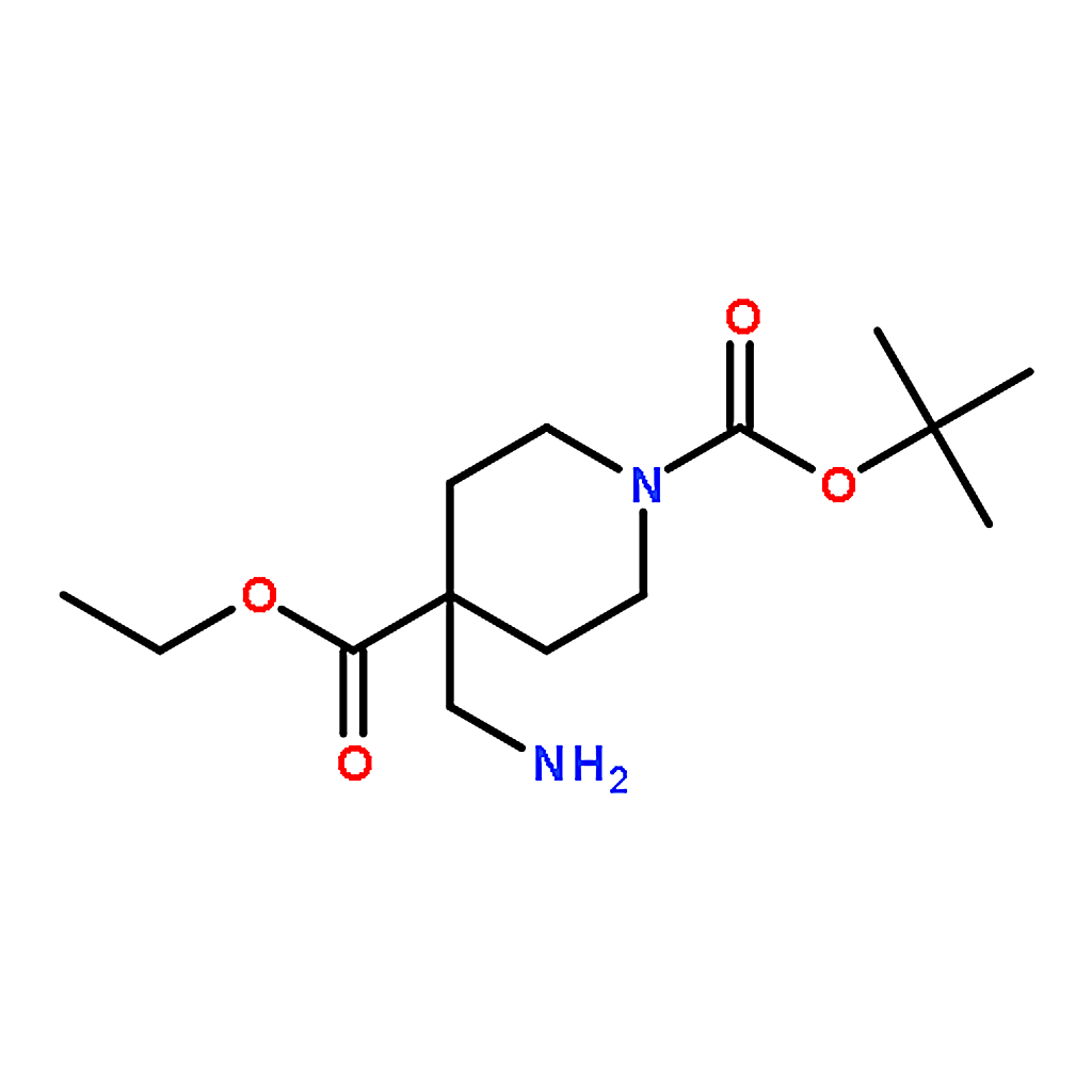 RHAWN 1-tert-Butyl 4-ethyl 4-(aminomethyl)piperidine-1,4-dicarboxylate