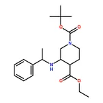 RHAWN Ethyl 1-Boc-3-(1-phenylethylamino)piperidine-4-carboxylate