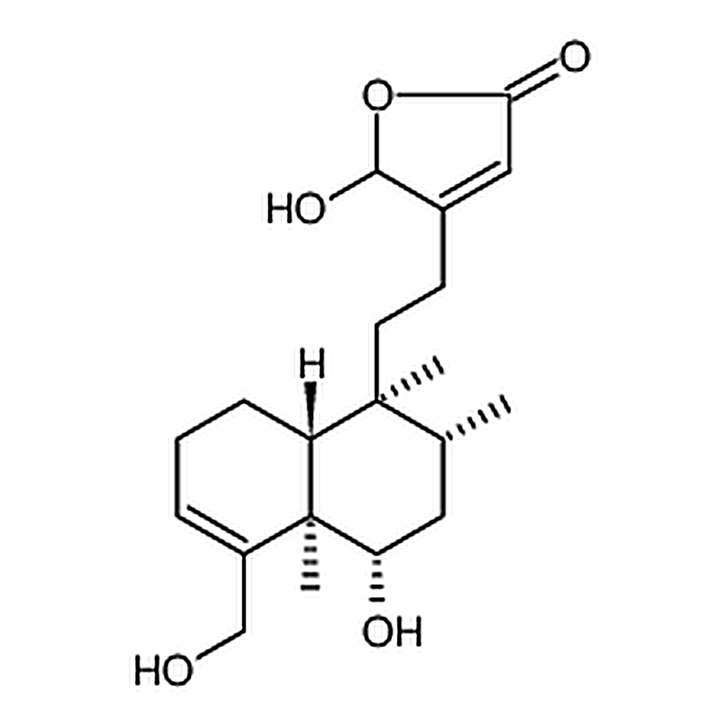 RHAWN 6，16，18-Trihydroxycleroda-3，13-dien-15，16-olide