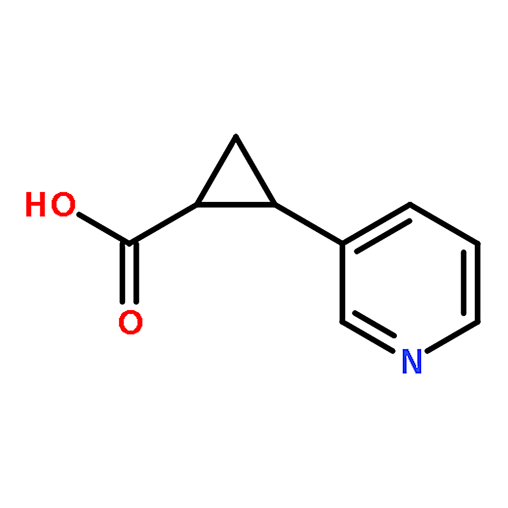 RHAWN 2-(Pyridin-3-yl)cyclopropanecarboxylic acid