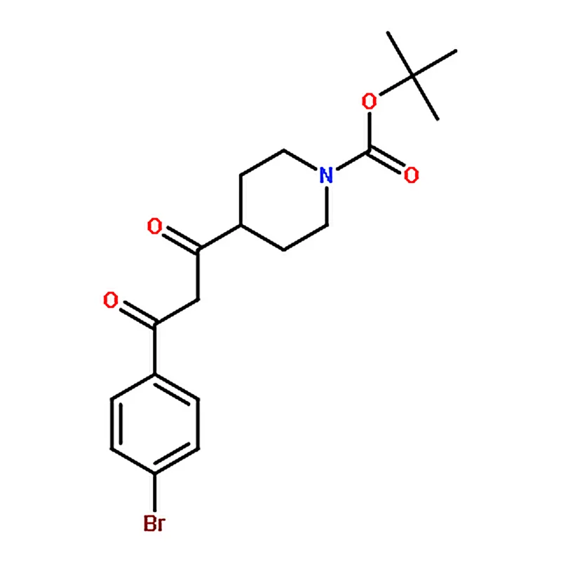 RHAWN tert-Butyl 4-(3-(4-bromophenyl)-3-oxopropanoyl)piperidine-1-carboxylate