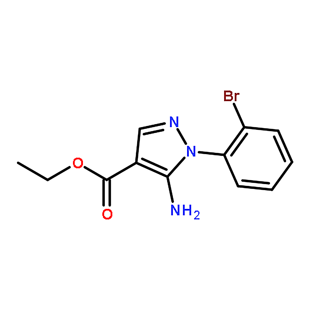 RHAWN Ethyl 5-amino-1-(2-bromophenyl)-1H-pyrazole-4-carboxylate