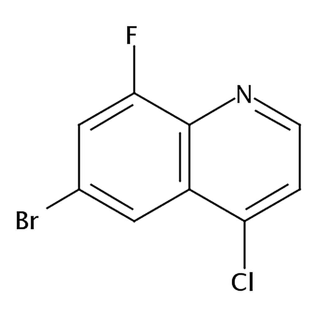 RHAWN 6-Bromo-4-chloro-8-fluoroquinoline