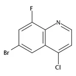 RHAWN 6-Bromo-4-chloro-8-fluoroquinoline