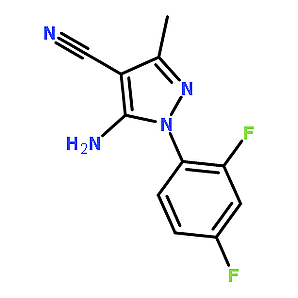 RHAWN 5-Amino-1-(2,4-difluorophenyl)-3-methyl-1H-pyrazole-4-carbonitrile