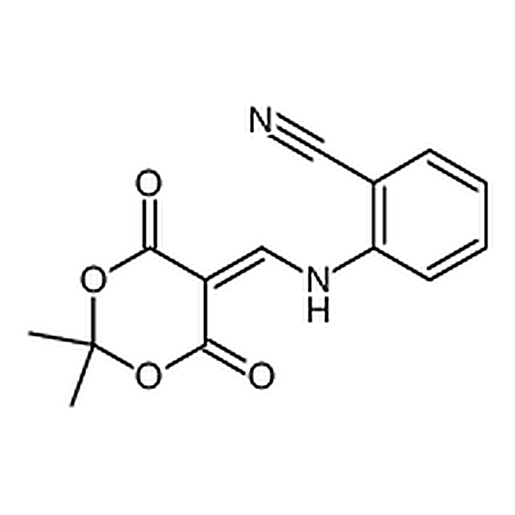RHAWN 2-(((2,2-Dimethyl-4,6-dioxo-1,3-dioxan-5-ylidene)methyl)amino)benzonitrile