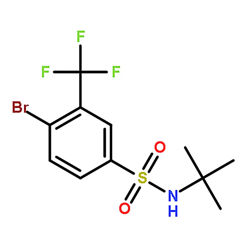 RHAWN 4-Bromo-N-(tert-butyl)-3-(trifluoromethyl)benzenesulfonamide