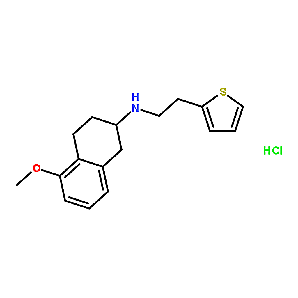 RHAWN 5-Methoxy-N-(2-(Thiophen-2-Yl)Ethyl)-1，2，3，4-Tetrahydronaphthalen-2-Amine Hydrochloride