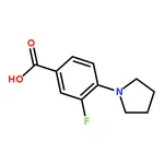RHAWN 3-Fluoro-4-pyrrolidinobenzoic Acid