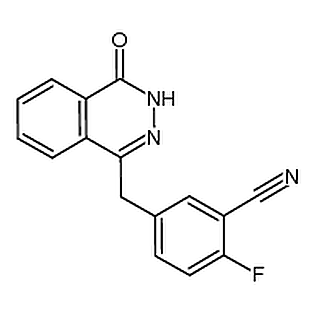 RHAWN 2-Fluoro-5-((4-oxo-3,4-dihydrophthalazin-1-yl)methyl)benzonitrile