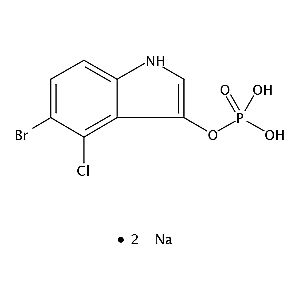 RHAWN 5-BROMO-4-CHLORO-3-INDOLYL PHOSPHATE DISODIUM SALT