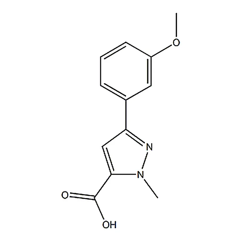 RHAWN 3-(3-Methoxyphenyl)-1-methyl-1H-pyrazole-5-carboxylic acid