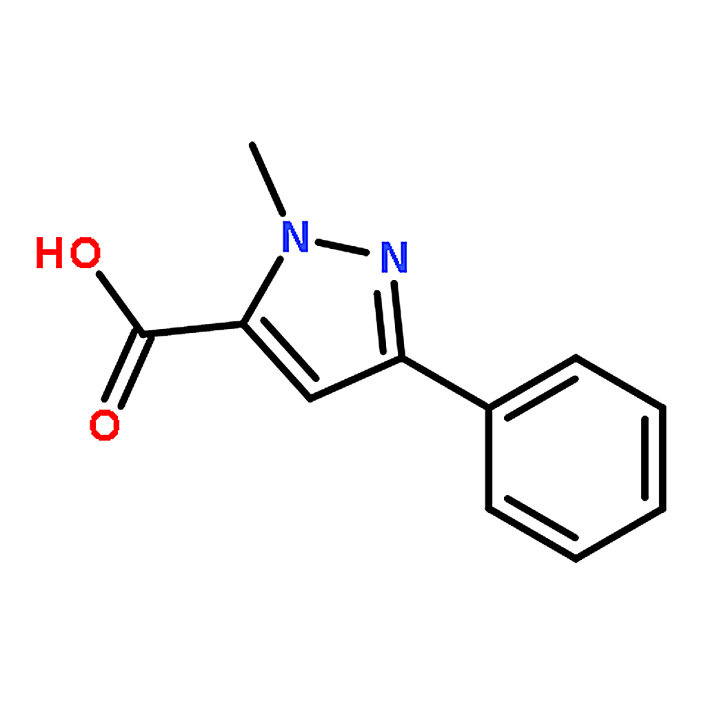 RHAWN 1-Methyl-3-phenyl-1H-pyrazole-5-carboxylic acid