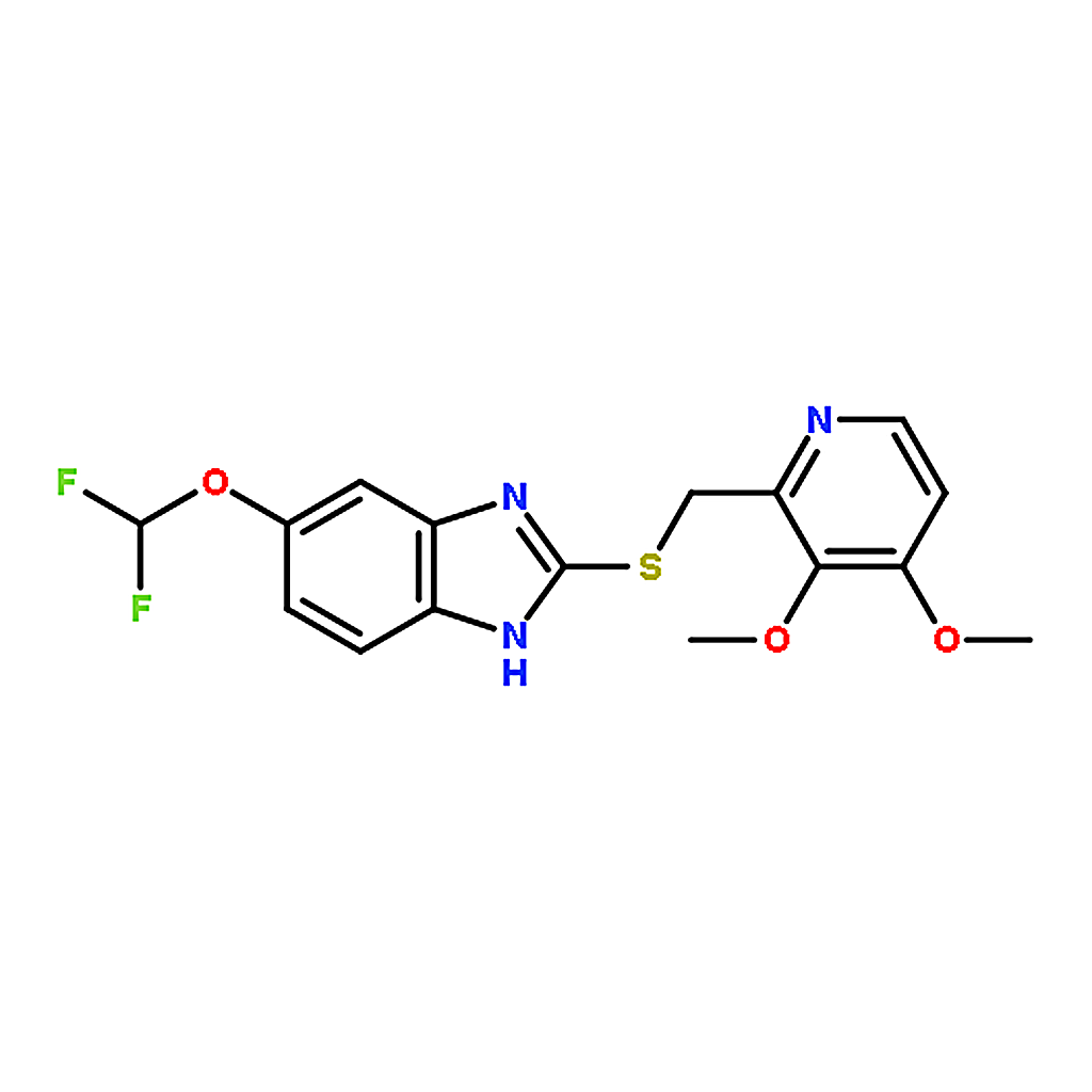 RHAWN 5-Difluoromethoxy-2-[(3,4-dimethoxy-2-pyridyl)methyl]thio-1H-benzimidazole