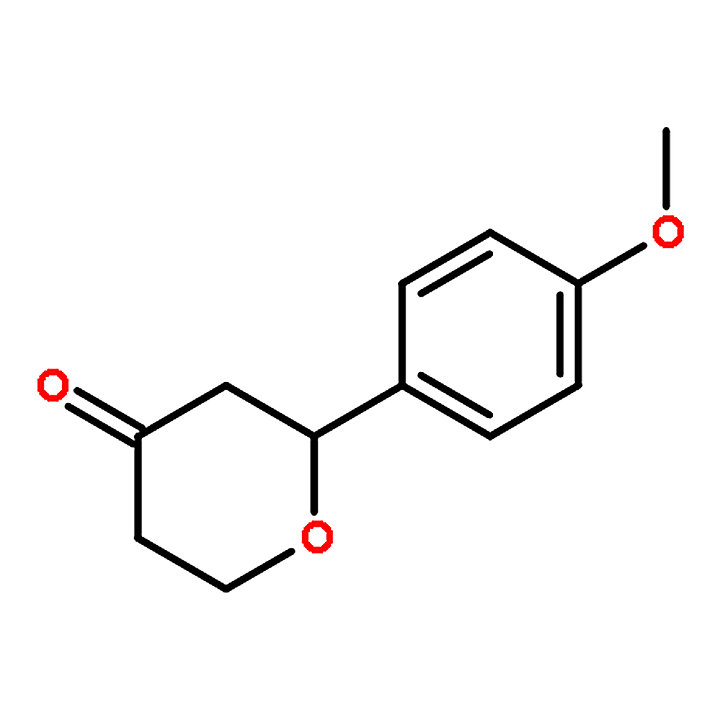 RHAWN 2-(4-Methoxyphenyl)dihydro-2H-pyran-4(3H)-one