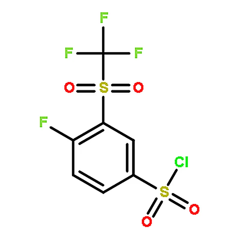 RHAWN 4-Fluoro-3-(trifluoromethylsulfonyl)benzenesulfonyl Chloride