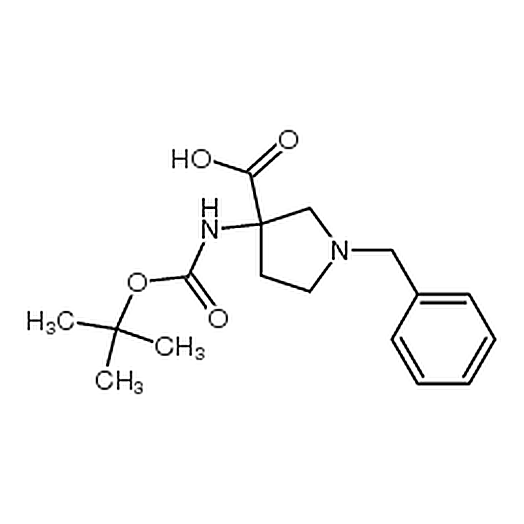 RHAWN 1-Benzyl-3-(Boc-amino)pyrrolidine-3-carboxylic Acid