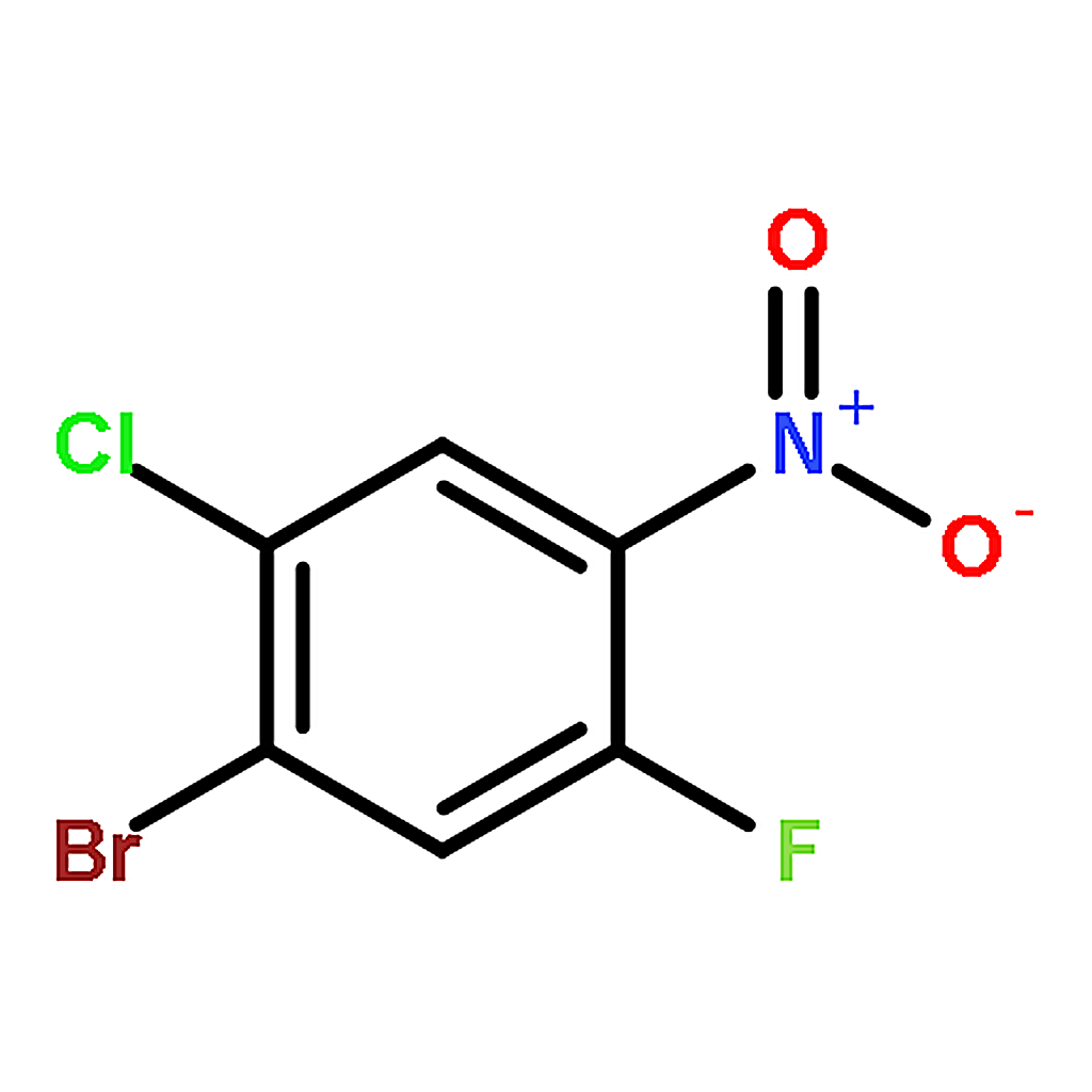 RHAWN 1-Bromo-2-chloro-5-fluoro-4-nitrobenzene