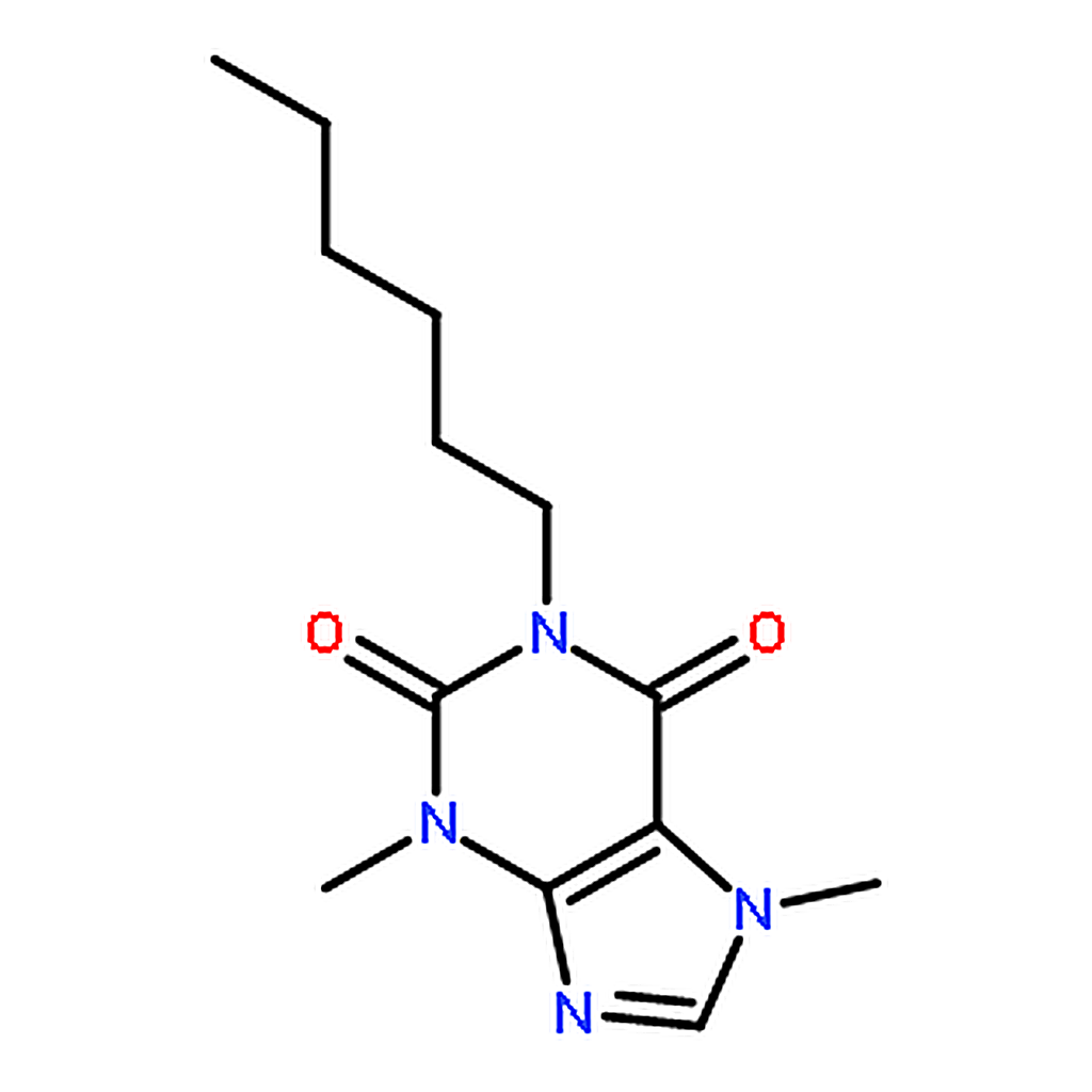 RHAWN 1-Hexyl-3,7-dimethyl-1H-purine-2,6(3H,7H)-dione
