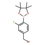 RHAWN 2-(4-(Bromomethyl)-2-fluorophenyl)-4,4,5,5-tetramethyl-1,3,2-dioxaborolane