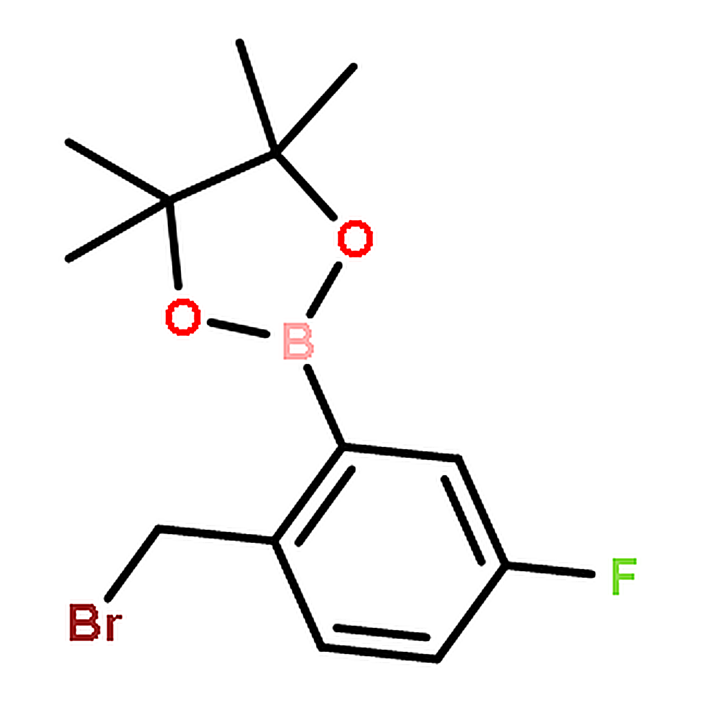 RHAWN 2-(2-(Bromomethyl)-5-fluorophenyl)-4,4,5,5-tetramethyl-1,3,2-dioxaborolane
