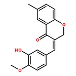 RHAWN (E)-3-(3-Hydroxy-4-methoxybenzylidene)-6-methylchroman-4-one