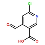 RHAWN 6-Chloro-4-formylnicotinic acid